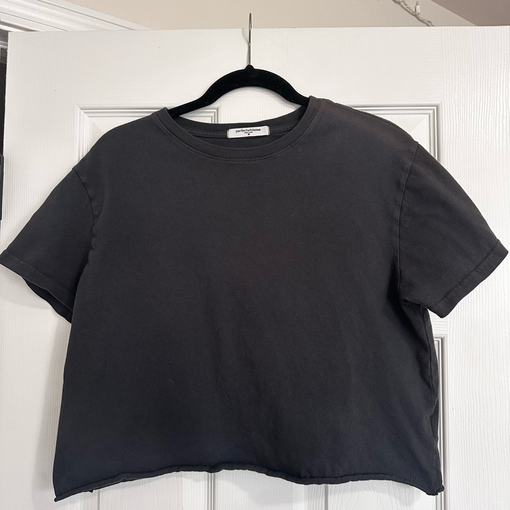 Perfectwhitetee Women's Black T-Shirt
